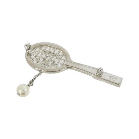 Brooch Silver-Tone Metal