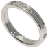 Flat Band Ring Platinum with Diamond