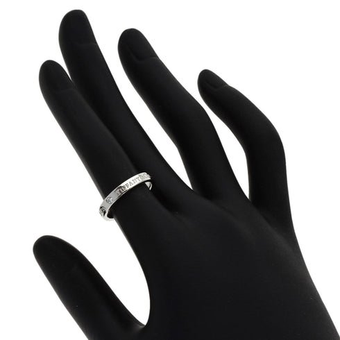 Flat Band Ring Platinum with Diamond