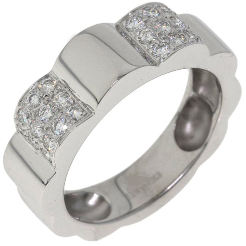 Camellia Ring 18K White Gold with Diamond
