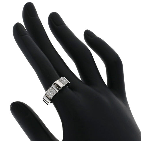 Camellia Ring 18K White Gold with Diamond