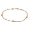 Elsa Peretti Diamonds By The Yard Pendant Necklace 18K Rose Gold and Diamond