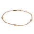 Elsa Peretti Diamonds By The Yard Pendant Necklace 18K Rose Gold and Diamond