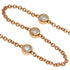 Elsa Peretti Diamonds By The Yard Pendant Necklace 18K Rose Gold and Diamond