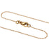 Metro Cross Pendant Necklace 18K Rose Gold
