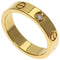 Love Ring 18K Yellow Gold with Diamond Mini