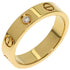 Love Ring 18K Yellow Gold with Diamond Mini