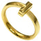 T One Narrow Ring 18K Yellow Gold