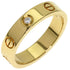 Love Ring 18K Yellow Gold with Diamond