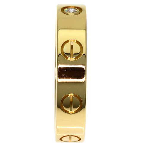 Love Ring 18K Yellow Gold with Diamond