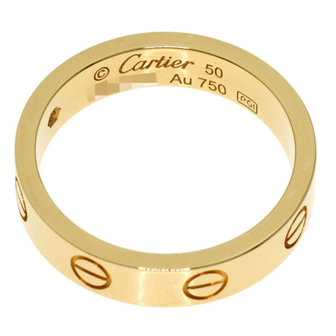 Love Ring 18K Yellow Gold with Diamond