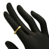Notes Narrow Band Ring 18K Yellow Gold