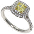 Soleste Ring 18K White Gold and Platinum with Diamonds