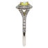 Soleste Ring 18K White Gold and Platinum with Diamonds