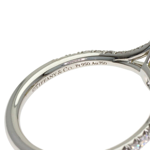 Soleste Ring 18K White Gold and Platinum with Diamonds