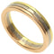 Vendome Louis Cartier Band Ring 18K Tricolor Gold