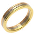 Vendome Louis Cartier Band Ring 18K Tricolor Gold