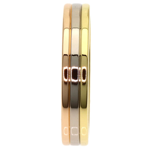 Vendome Louis Cartier Band Ring 18K Tricolor Gold