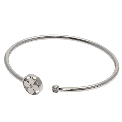 Twist Blossom Bracelet 18K White Gold with Diamond