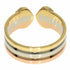 Vendome Louis Cartier Band Ring 18K Tricolor Gold