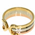 Vendome Louis Cartier Band Ring 18K Tricolor Gold