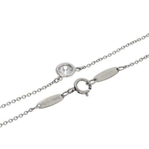 Elsa Peretti Diamonds By The Yard Pendant Necklace Platinum and Diamond