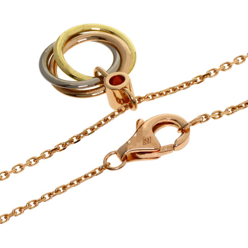 Trinity Pendant Necklace 18K Tricolor Gold
