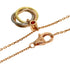 Trinity Pendant Necklace 18K Tricolor Gold