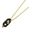 Pendant Necklace Titanium and 18K Yellow Gold