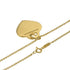Heart Pendant Necklace 18K Yellow Gold
