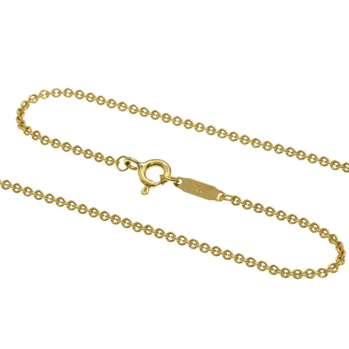 Heart Pendant Necklace 18K Yellow Gold