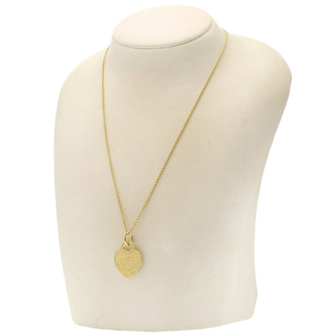 Heart Pendant Necklace 18K Yellow Gold