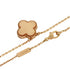 Vintage Alhambra Pendant Necklace 18K Rose Gold