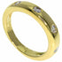 Tendrement Etoile 4P Diamond Band Ring 18K Yellow Gold