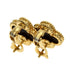 Vintage Alhambra Earrings 18K Yellow Gold and Onyx 18K Yellow Gold