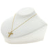Cross Pendant Necklace 18K Yellow Gold Large with Diamond