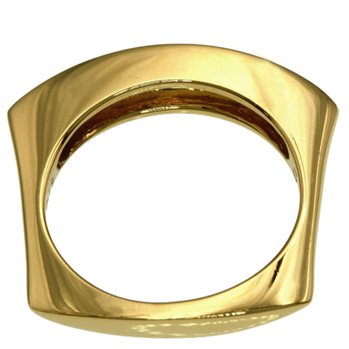 Square Diamond Ring 18K Yellow Gold