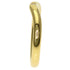 Curved Band Ring 18K Yellow Gold With Diamond
