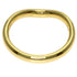 Curved Band Ring 18K Yellow Gold With Diamond