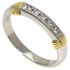 Ring Platinum and 18K Yellow Gold With Diamond