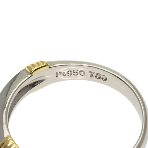 Ring Platinum and 18K Yellow Gold With Diamond