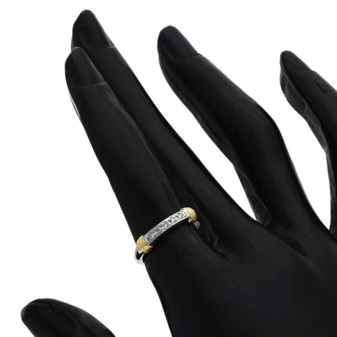 Ring Platinum and 18K Yellow Gold With Diamond