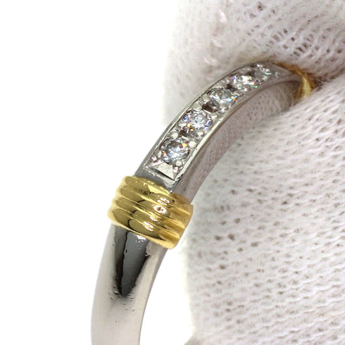 Ring Platinum and 18K Yellow Gold With Diamond