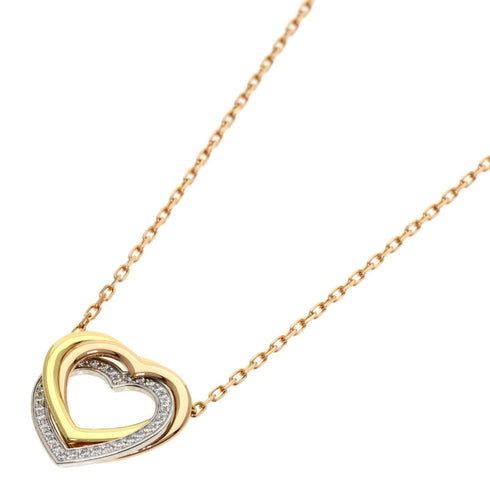 Trinity Pendant Necklace 18K Tricolor Gold