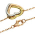 Trinity Pendant Necklace 18K Tricolor Gold