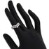 Josephine Aigrette Ring 18K White Gold with Diamond and Pearl