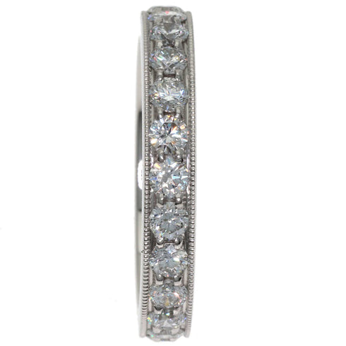 Band Ring Platinum With Diamond