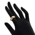 Vendome Louis Cartier Band Ring 18K Tricolor Gold
