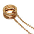 B.Zero1 Pendant Necklace 18K Rose Gold with Diamond