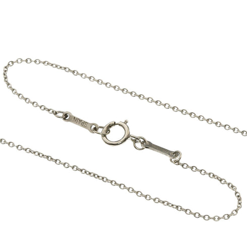 Double Heart Pendant Necklace Sterling Silver